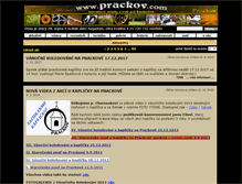 Tablet Screenshot of prackov.com